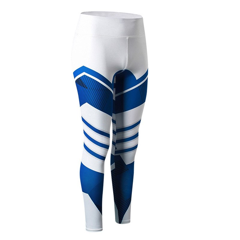 Reflective Sport Yoga Pants : Do yoga with style blue
