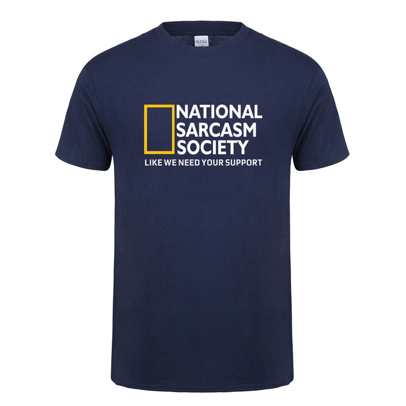 Omnitee Funny National Sarcasm society T Shirt
