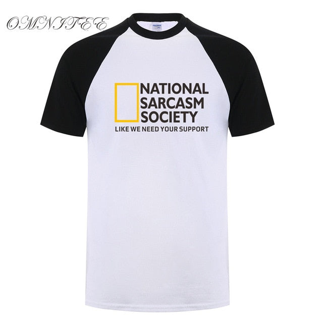 Omnitee Funny National Sarcasm society T Shirt
