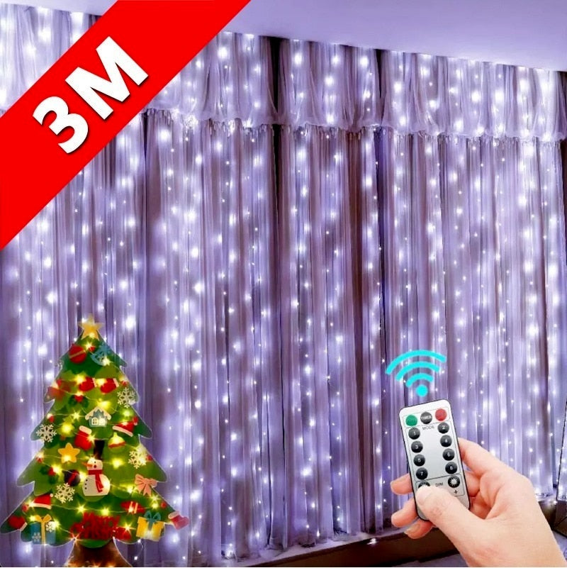 LED String Lights Christmas Decoration Remote Control USB for holiday
