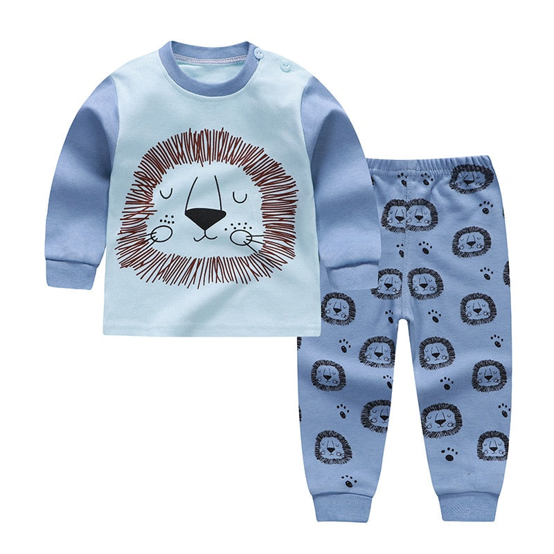 Baby Boy's Clothing Summer Children's Clothing Set T-shirt + Trousers Two Piece Star Print Children's Sports Suit