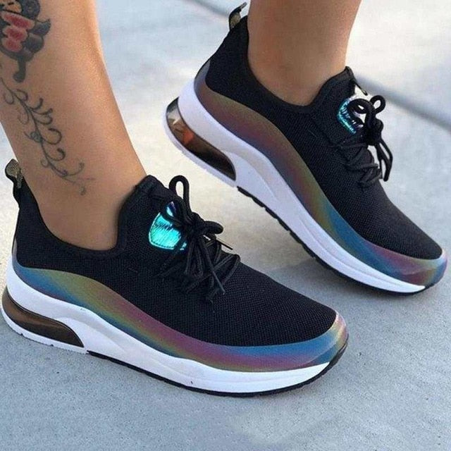 Women Colorful Cool Sneaker Ladies Vulcanized Comfort Walking Shoes
