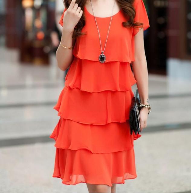womens summer dress red